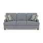 Moxy - Fabric Sofa, T-Shaped Seat Cushion, Straight Track Arms
