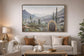 Sonoran Vista II Hand-Embellished Canvas In Frame - Gray / Blue