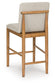 Isanti - Upholstered Barstool (Set of 2) - Light Brown