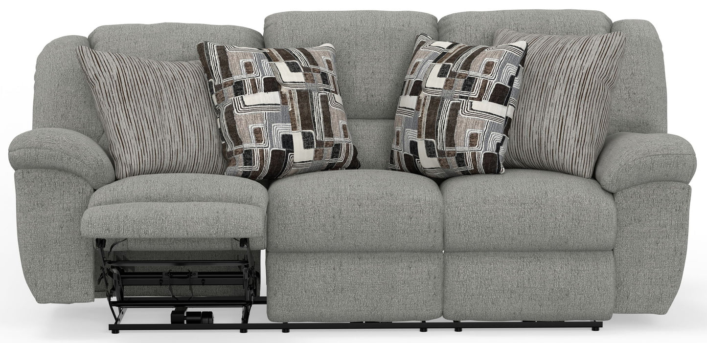 Trifecta - Sofa With 3 Recliners and Drop Down Table