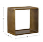 Derwent - Antique Brass Side Table
