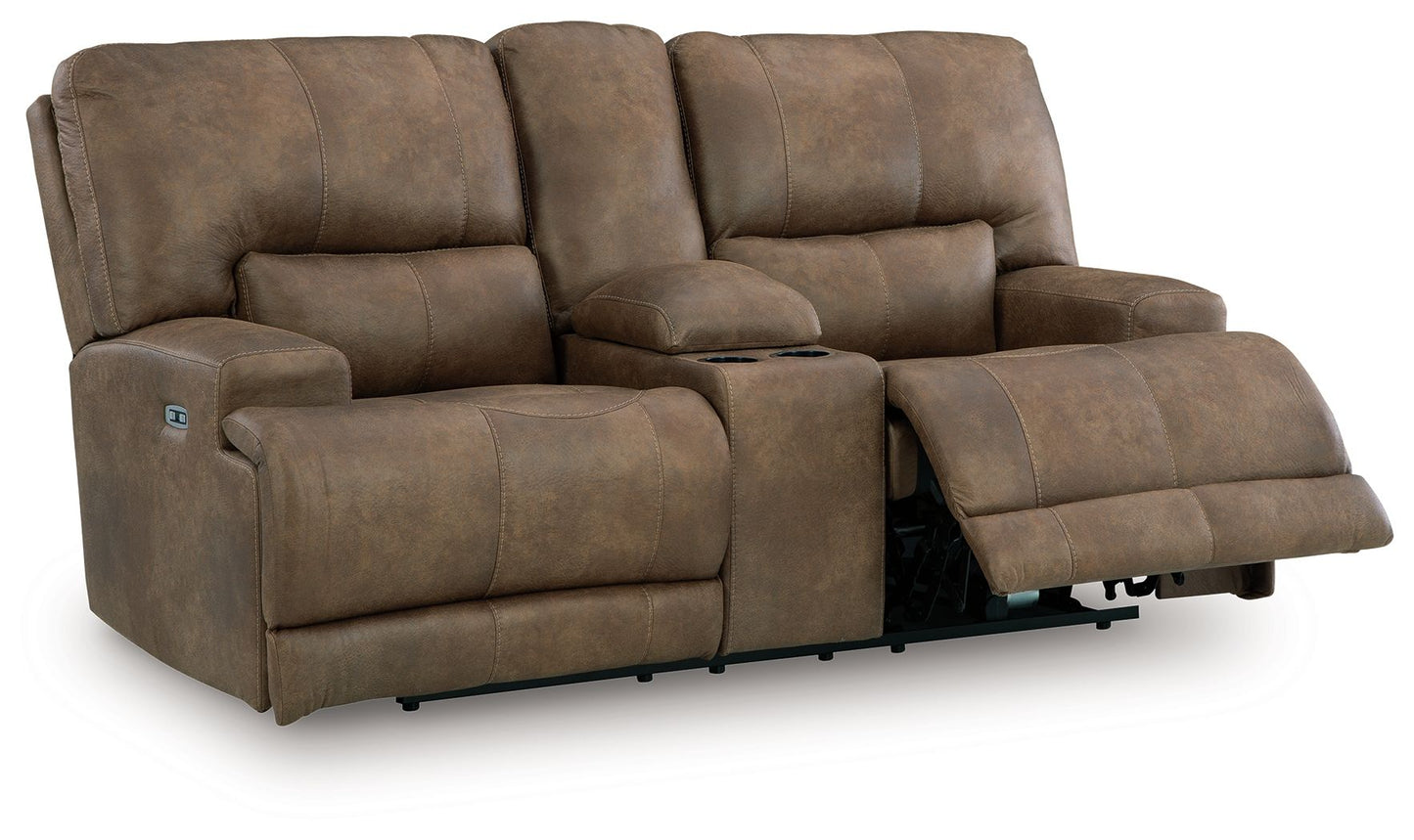Beckley Place - 2 Pc. - Power Reclining Sofa And Loveseat - Earth