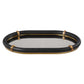 Cyprus - Oval Tray - Black