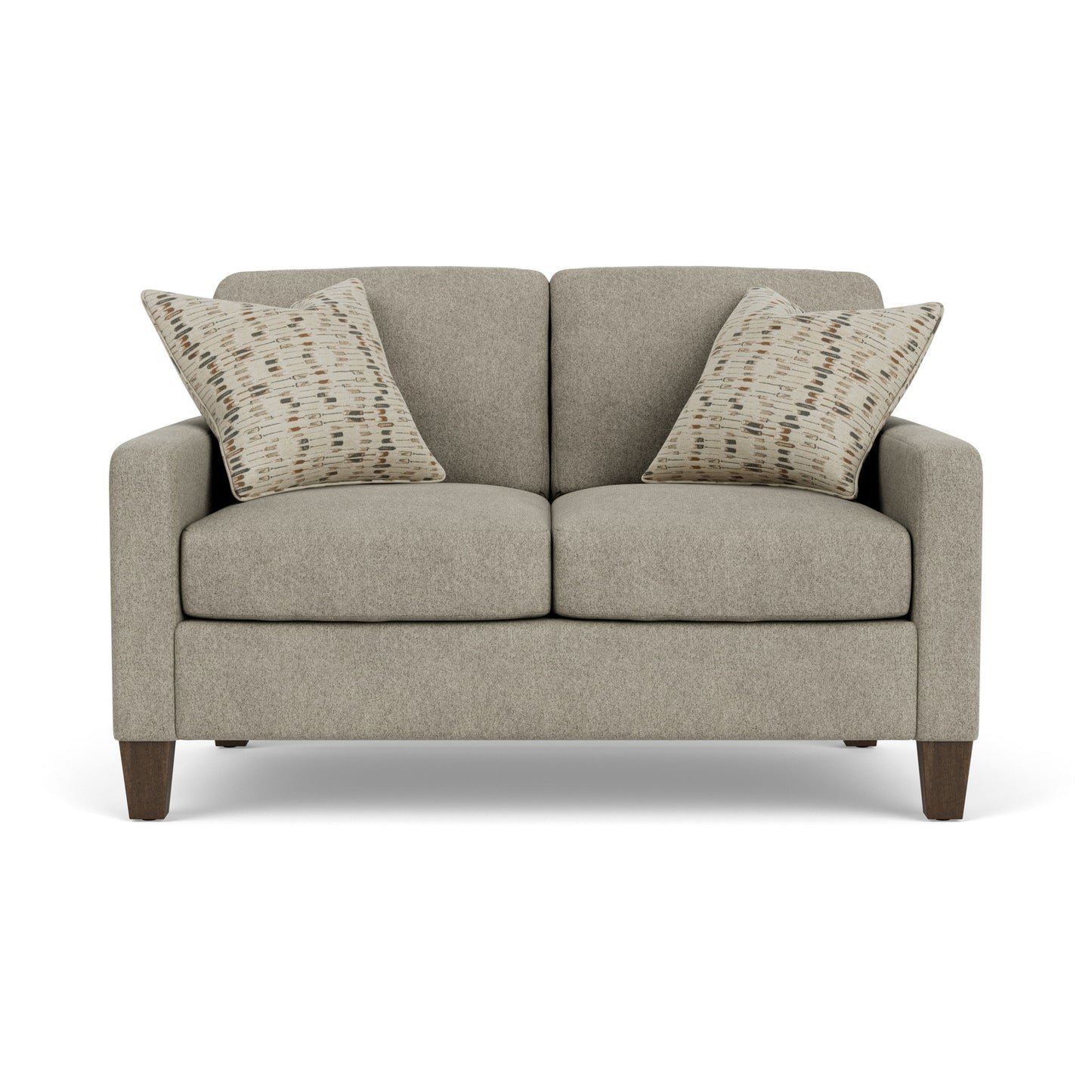Moxy - Fabric Loveseat With Straight Track Arms