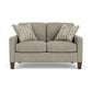 Moxy - Fabric Loveseat With Straight Track Arms