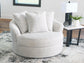 Cuddle Plush - Oversized Swivel Accent Chair - Arctic