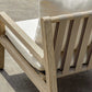 Strapped - Outdoor Lounge Chair - Light Brown / Pearl Silver