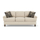 Moxy - Fabric Sofa, T-Shaped Seat Cushion, Rolled Arms