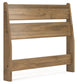 Deanlow - Twin Panel Headboard - Honey