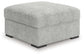 Cuddle Plush - 3 Pc. - 3-Piece Sectional, Chair And Ottoman - Arctic
