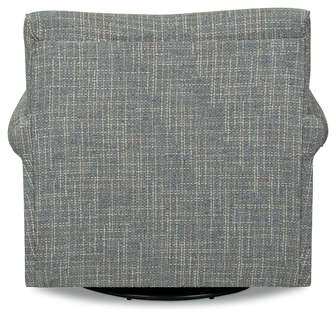 Renley - Swivel Glider Accent Chair - Ash