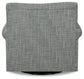 Renley - Swivel Glider Accent Chair - Ash