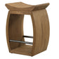 Connor - Modern Wood Counter Stool - Light Brown