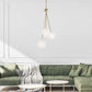 Geodesic - 3 Light Pendant - White
