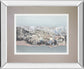 Terrain By Caroline -Mirror Framed Print Wall Art - Dark Gray