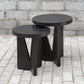 Nadette - Nesting Tables (Set of 2) - Black