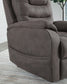 Snowfield - Power Lift Recliner - Gunmetal