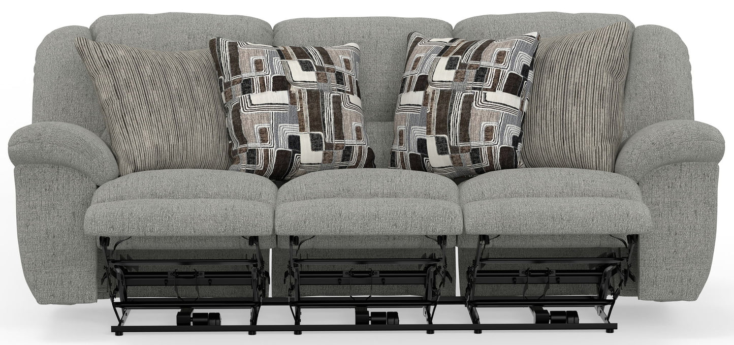 Trifecta - Sofa With 3 Recliners and Drop Down Table