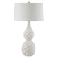 Twisted Swirl - Table Lamp - White