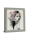 Chromatic Muse - 28" x 34" Framed Wall Art - Gray
