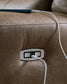 Beckley Place - Power Recliner With Adjustable Headrest - Earth