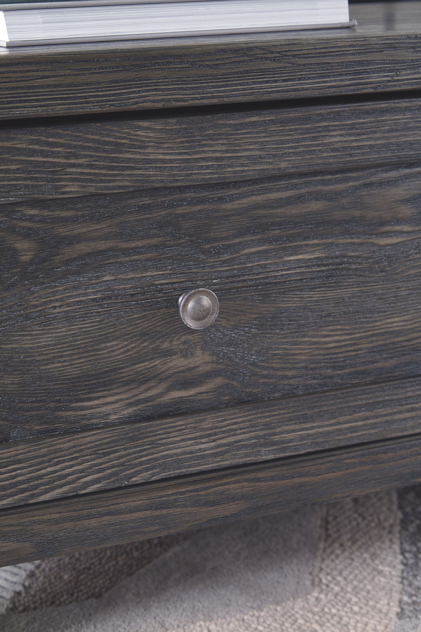 Todoe - Lift Top Cocktail Table - Dark Gray