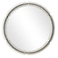 Crystalline - Round Mirror - White