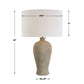 Torres - Textured Ceramic Table Lamp - Brown