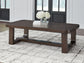 Breckington - Rectangular Cocktail Table - Dark Brown