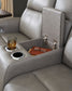5Z-Comfort - Relaxation - Power Reclining Loveseat with Console / Adj Headrest