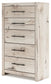 Lawroy - Five Drawer Chest - Light Natural