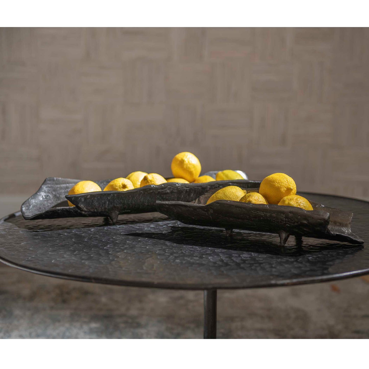 Caryn - Trays (Set of 2) - Nickel