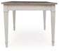 Skempton - RECT DRM Table w/Storage - White