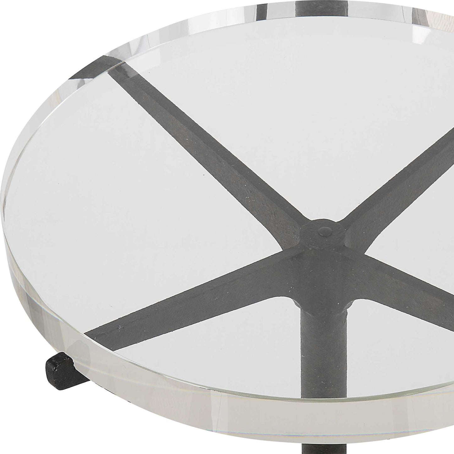 Forge - Industrial Accent Table - Black