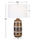 Roan - Artisian Table Lamp - Dark Brown