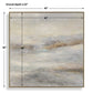 Say When - Hand Painted Canvas - Black / Blue / Brown / Gold / Gray / White
