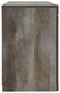 Wynnlow - TV Stand With Faux Firebrick Fireplace Insert - Gray