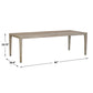 Kirkham - Wooden Outdoor Dining Table - Woodtone
