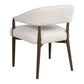 Austell - Shearling Dining Chair - Brown / White