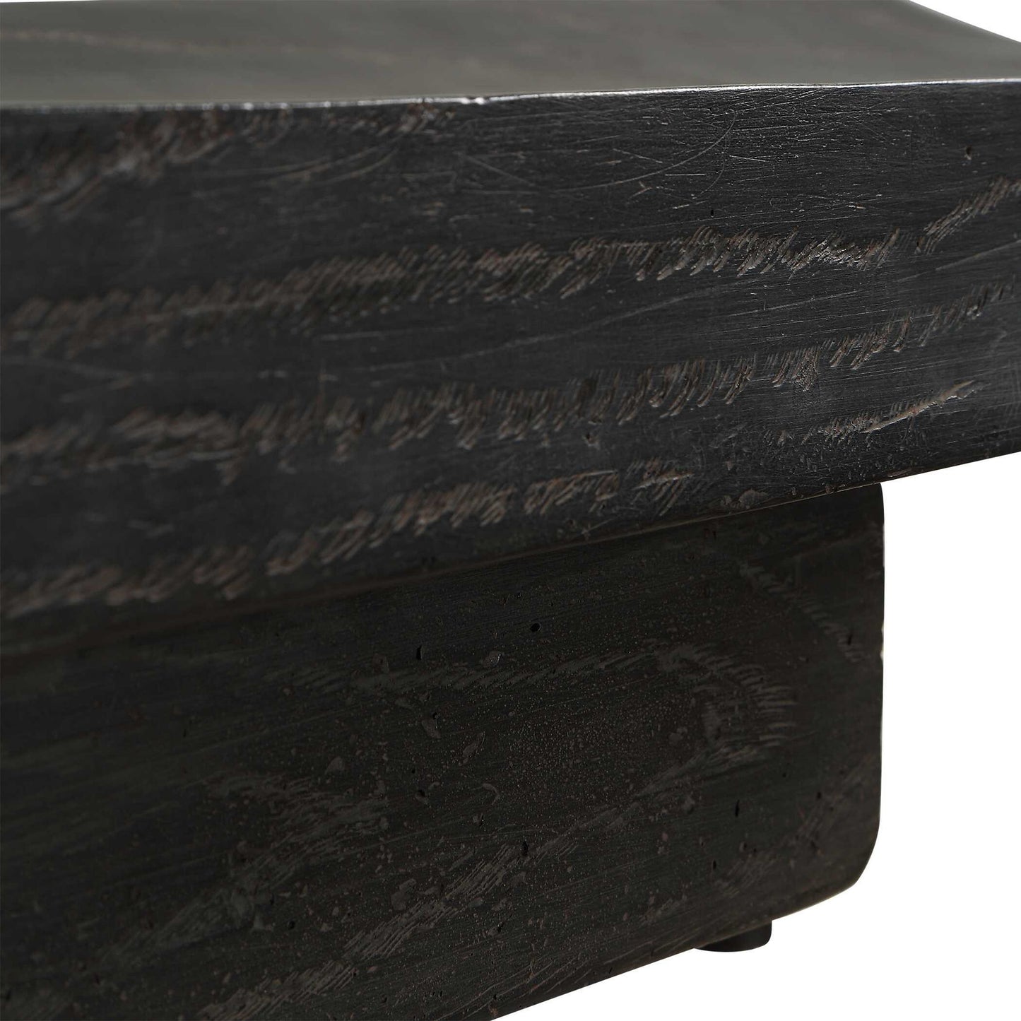 Ciaran - Indoor-Outdoor Wooden Tray - Black