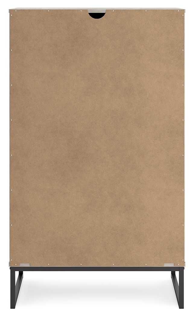 Neilsville - Five Drawer Chest - Whitewash