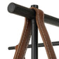 Reins - Accent Straps 4 Light Chandelier - Black
