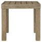 Silo Point - Square End Table - Brown