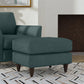 Mia - Fabric Ottoman