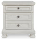 Robbinsdale - Two Drawer Night Stand - Antique White