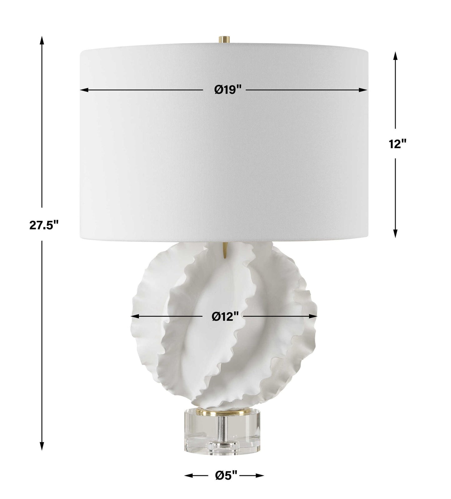 Saylor - White Table Lamp