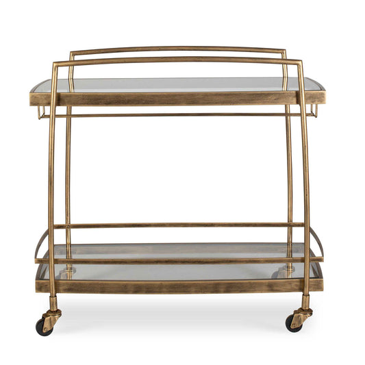 Scarritt - Bar Cart - Antique Brass