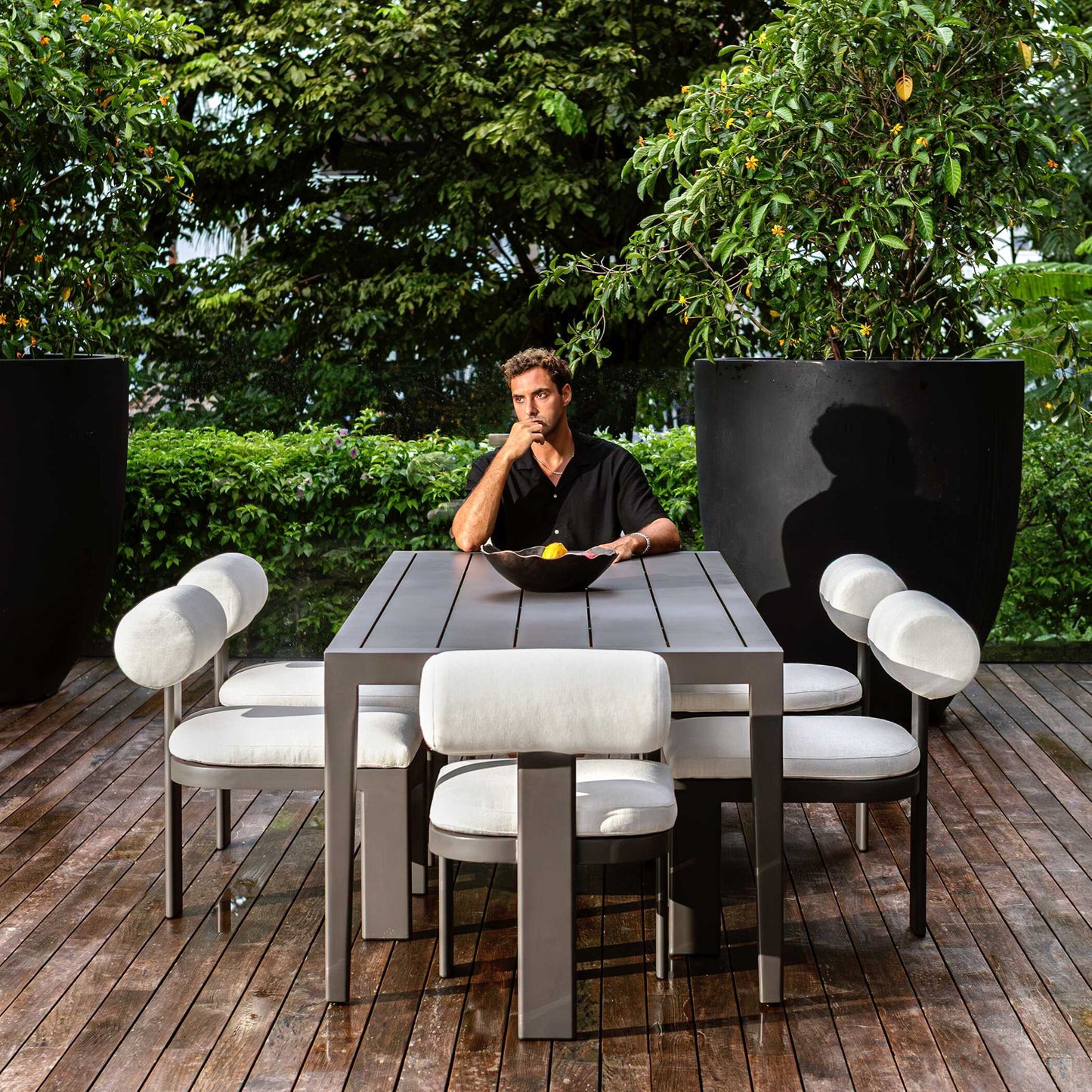 Bolster Back - Outdoor Dining Chair