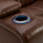 Caswell - Swivel Glider Recliner P2 - Brown