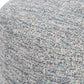 Avila - Tweed Round Ottoman - Silver